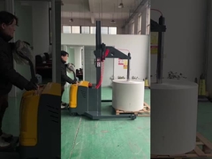 Otomatik Elektrikli Pille Yürütülen Kağıt Rolü Plastik Film Rol kaldırıcı Çalıştırılması Kolay Kağıt Rolü Fo