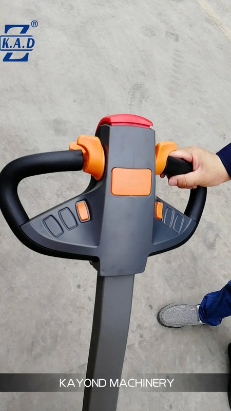 KAD Electric Pallet Stacker with 2 Stage Mast 3 Stage Mast and 1070mm Fork Length for Efficient Warehouse Handling