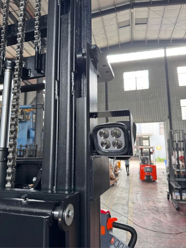 High Cost-Effective 1500kg 4500mm Full Walkie Electric Pallet Stacker with 24/80ah Battery and 1070mm Fork Length