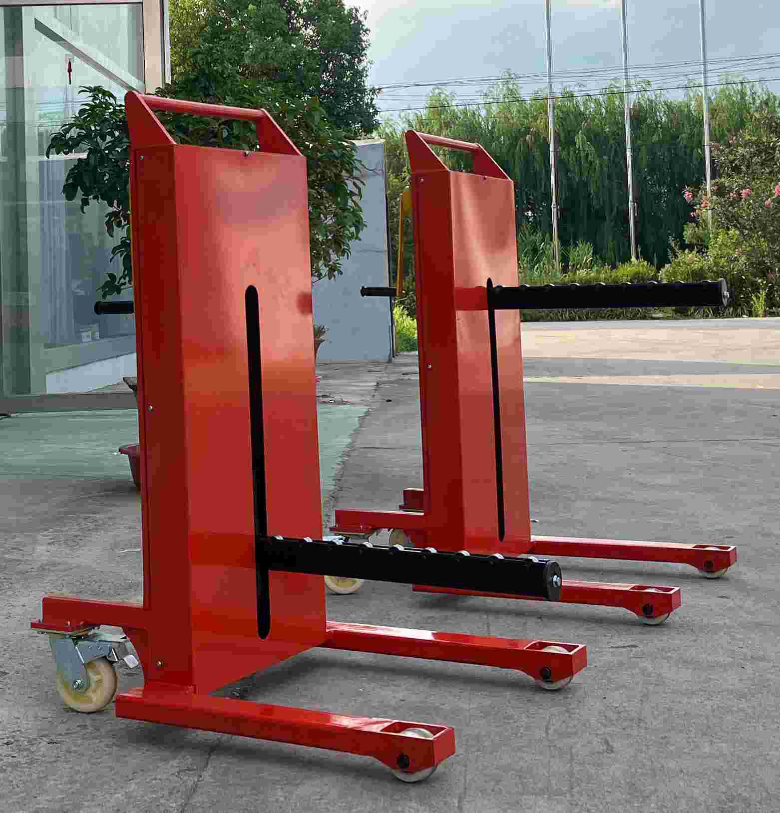 350kg 500kg 700kg Manual Label Reel Lifter For Paper Roll Handling And Stacking Solutions