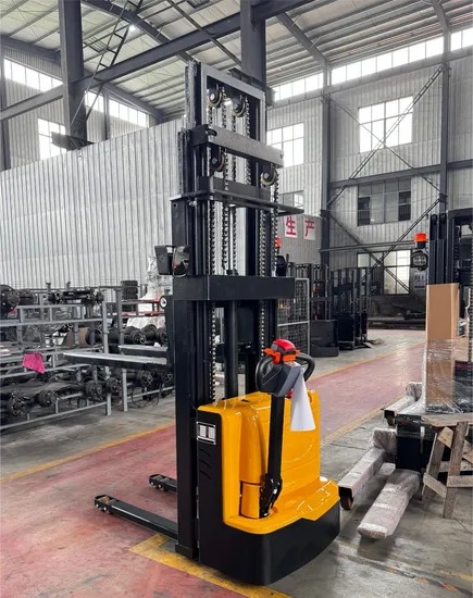 KAD Electric Pallet Stacker with 2 Stage Mast 3 Stage Mast and 1070mm Fork Length for Efficient Warehouse Handling