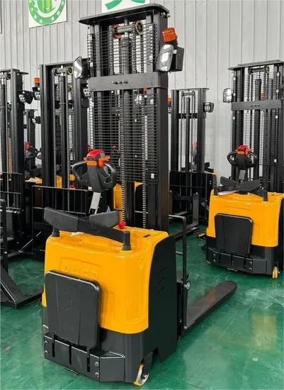 KAD Electric Pallet Stacker with 500mm Load Center 1100mm Fork Length and 1450mm Turning Radius