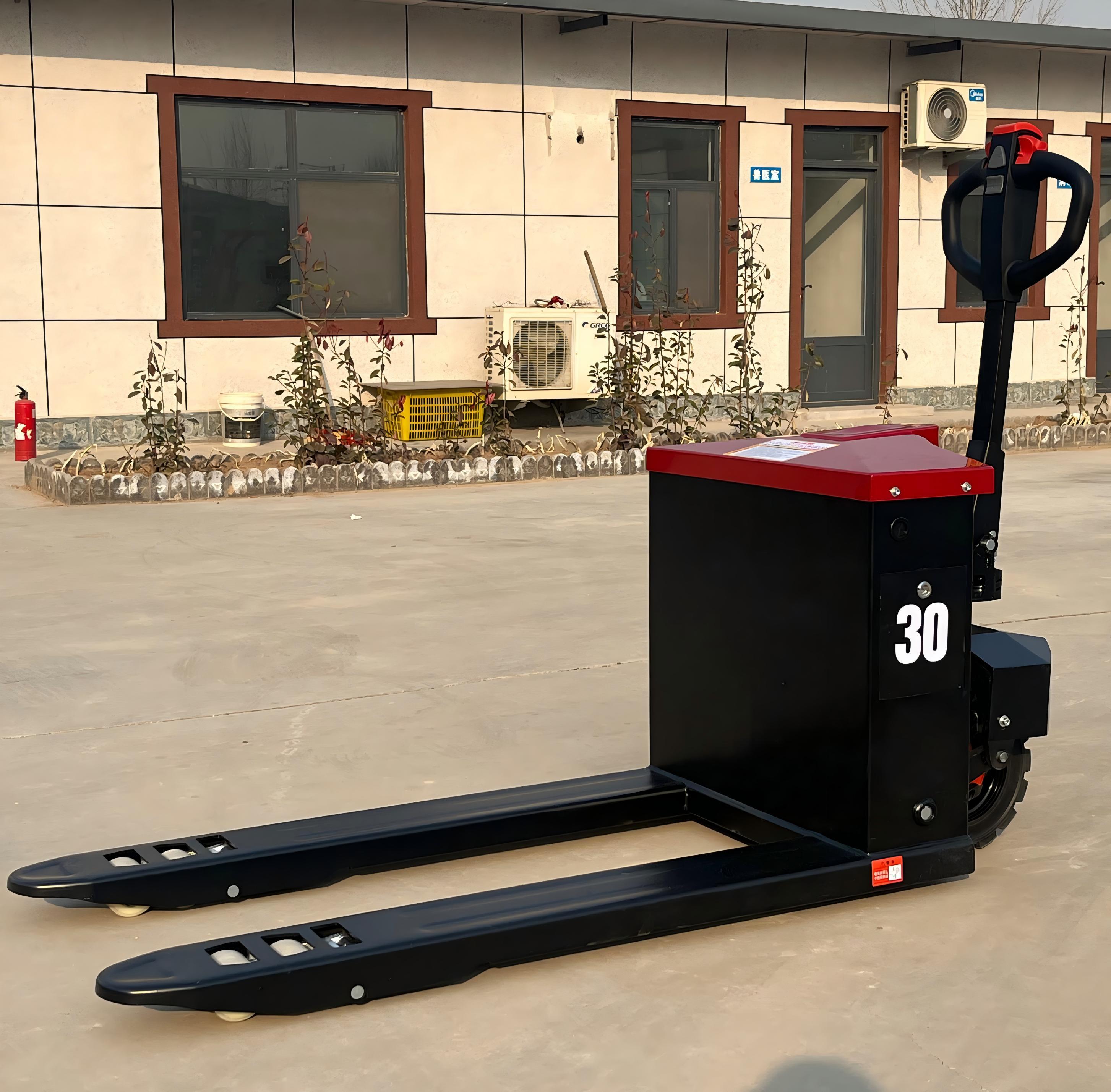 Outdoor Electric Pallet Truck with 48V Battery and 2 Years Warranty for Rough Terrain